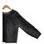 Autre Marque Chaqueta sin cuello de borreguillo PLST Boa Castaño - vista 3