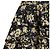 Autre Marque Falda a capas con estampado floral PINK HOUSE Negro Púrpura - vista 2