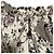 Autre Marque Falda larga de encaje con estampado floral PINK HOUSE Blanco - vista 3