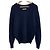 Autre Marque SLOANE 5G Merino-Wollpullover Blau Marineblau