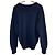 Autre Marque SLOANE 5G Merino-Wollpullover Blau Marineblau - Ansicht 2