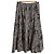 Autre Marque Falda larga floral Ingeborg Negro Rosa