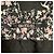 Autre Marque Falda larga floral Ingeborg Negro Rosa - vista 7