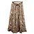 Autre Marque PINK HOUSE Falda Ornament con estampado de rosas Multicolor Beige