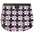 Borsa a pochette in PVC con stampa a quadri Marni Flower Cafe - vista 4
