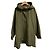 Autre Marque Abrigo poncho VACHEMENT de taffeta de shell reciclado Verde Caqui