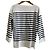 Autre Marque T-shirt de manga comprida SAINT JAMES WEISSON Border Preto Branco