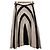 Autre Marque Falda mina perhonen bavarois de mezcla de cachemira Negro Beige - vista 4