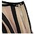 Autre Marque Falda mina perhonen bavarois de mezcla de cachemira Negro Beige - vista 5