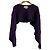 Autre Marque TAN Kurzstrickpullover aus Wolle Lila