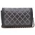 Chanel Borsa a tracolla WOC in pelle di agnello trapuntata con catena dorata Nero - vista 3