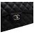 Chanel Borsa a tracolla con catena argentata Nero - vista 10