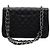 Chanel Borsa a tracolla con catena argentata Nero - vista 5