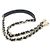 Chanel Borsa Tote Medium Caviar Coco Handle Dark Navy con Catena Champagne Gold Blu - vista 12