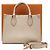Louis Vuitton Borsa a mano e a tracolla OnTheGo PM Monogram Empreinte Cream Marrone