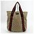 Gucci Jacquard Web Stripe Tote Bag Braun - Ansicht 7