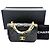 Chanel Mini Flap Bag with Pearls Black Nero - vista 2