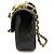 Chanel Mini Flap Bag with Pearls Black Nero - vista 7