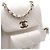 Chanel Zaino piccolo da donna Duma CC in Caviar bianco e oro Champagne - vista 10