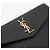 Saint Laurent Clutch Uptown Pouch Black Gold Nero - vista 6