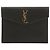 Saint Laurent Clutch Uptown Pouch Black Gold Nero