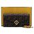 Fendi Borsa a tracolla portafoglio con catena WOC FF Diamond marrone e nero