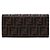 Fendi Borsa a tracolla portafoglio con catena WOC FF Diamond marrone e nero - vista 5