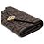 Fendi Borsa a tracolla portafoglio con catena WOC FF Diamond marrone e nero - vista 9