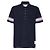 Thom Browne Polo a maniche corte in cotone texturizzato Blu