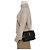 Saint Laurent Borsa a tracolla Sunset Medium in pelle liscia con catena Nero Argento - vista 9