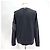 Thom Browne Waffel-Sweatshirt mit diagonalen Streifen Grau Braun - Ansicht 17
