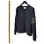 Thom Browne Waffel-Sweatshirt mit diagonalen Streifen Grau Braun