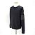 Thom Browne Waffel-Sweatshirt mit diagonalen Streifen Grau Braun - Ansicht 5