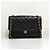 Chanel Borsa a tracolla con catena Diana in Caviar Nero - vista 6