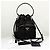 Prada Borsa Bucket in Nylon con Logo Triangolo Nero - vista 3