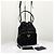 Prada Borsa Bucket in Nylon con Logo Triangolo Nero - vista 5