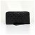 Chanel Logo Zip Long Wallet Schwarz - Ansicht 3