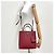 Prada Saffiano Panier Tote Bag Medium Rot - Ansicht 3