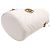 Gucci Mini Borsa Secchiello GG Marmont Chevron con Catena Dorata Bianco - vista 7