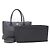 Chanel Totebag e borsa a tracolla con logo CC argento in nero - vista 10