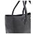 Chanel Totebag e borsa a tracolla con logo CC argento in nero - vista 5