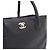 Chanel Totebag e borsa a tracolla con logo CC argento in nero - vista 6