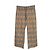Burberry Pantalones de satén Nova Check Castaño