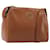 Céline Celine Vintage Circle Logo Leather Small Marrone