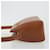 Céline Celine Vintage Circle Logo Leather Small Marrone - vista 4