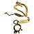 Tiffany & Co Collana Cuore Foglia Vintage Tiffany D'oro - vista 3