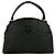 Céline Celine Vintage Macadam Blazon Triomphe Logo Handtasche Braun Schwarz