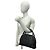 Céline Celine Vintage Macadam Blazon Triomphe Logo Handtasche Braun Schwarz - Ansicht 2