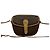 Céline Celine Vintage Macadam Blazon Pattern Triomphe Schultertasche aus Leder Braun