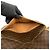 Céline Celine Vintage Macadam Blazon Pattern Triomphe Schultertasche aus Leder Braun - Ansicht 10